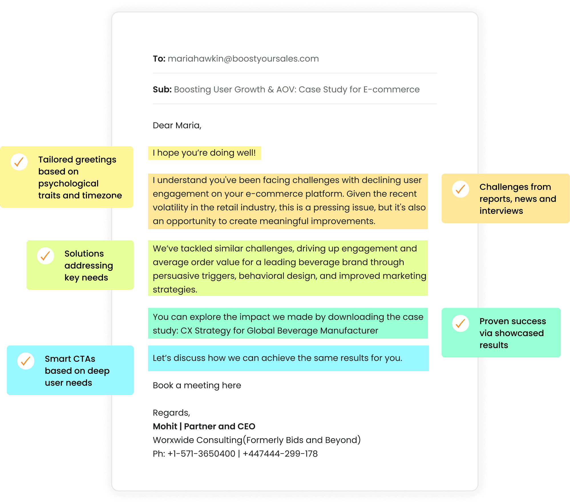 Send personalized emails efficiently using AI assistance